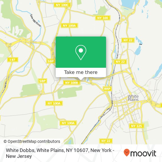 Mapa de White Dobbs, White Plains, NY 10607