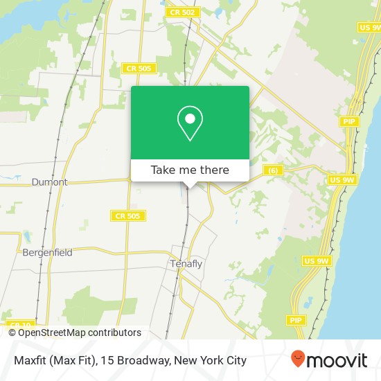 Maxfit (Max Fit), 15 Broadway map