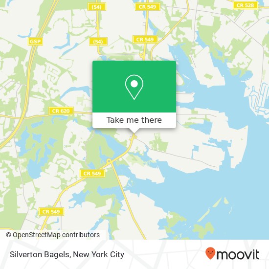 Silverton Bagels map