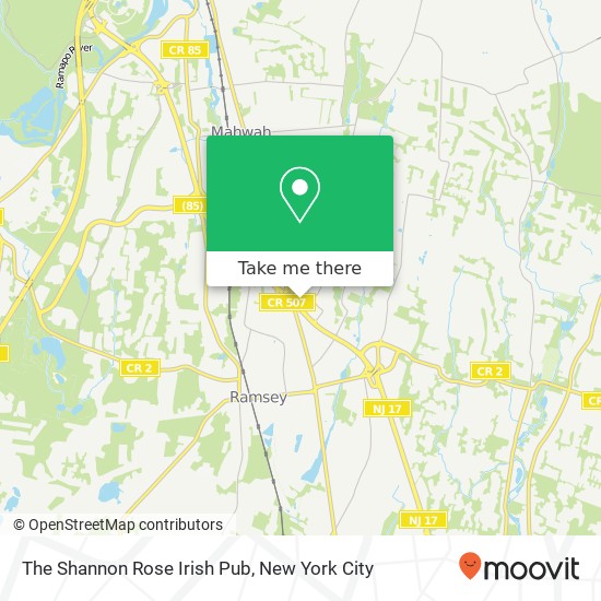 Mapa de The Shannon Rose Irish Pub