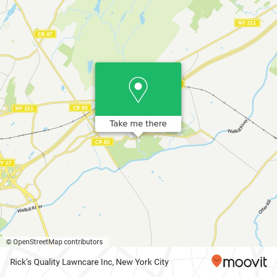 Rick's Quality Lawncare Inc map