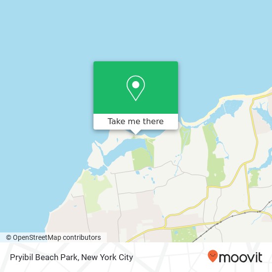 Mapa de Pryibil Beach Park