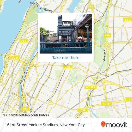 161st Street-Yankee Stadium map