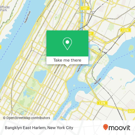 Bangklyn East Harlem map