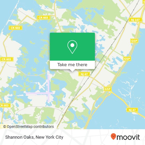 Mapa de Shannon Oaks