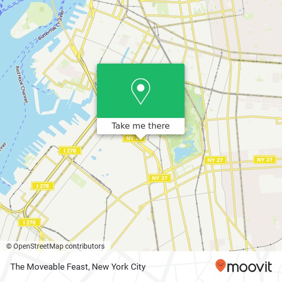 The Moveable Feast map