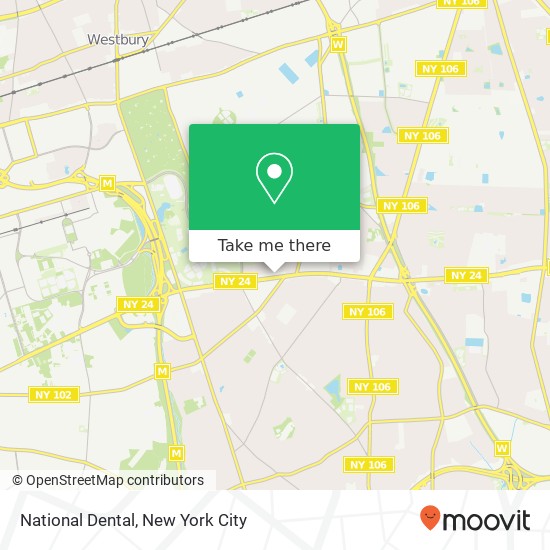 Mapa de National Dental