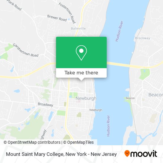 Mount Saint Mary College map