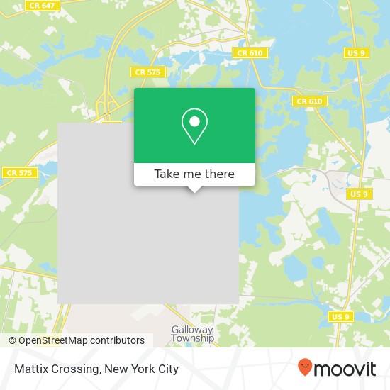 Mapa de Mattix Crossing