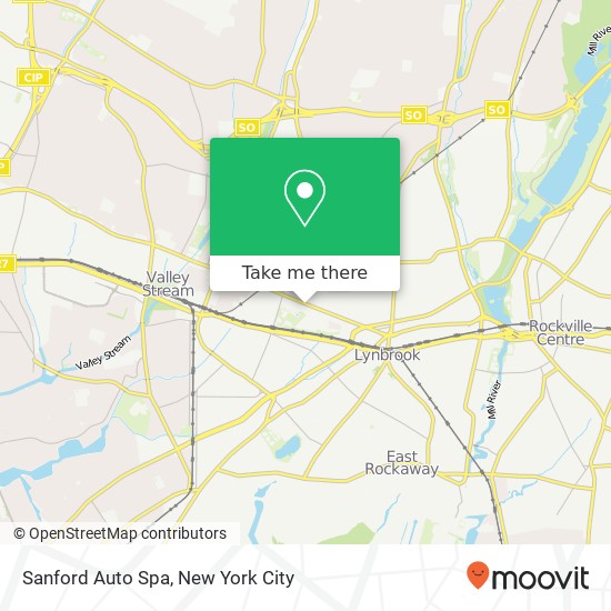 Sanford Auto Spa map