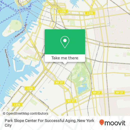 Mapa de Park Slope Center For Successful Aging