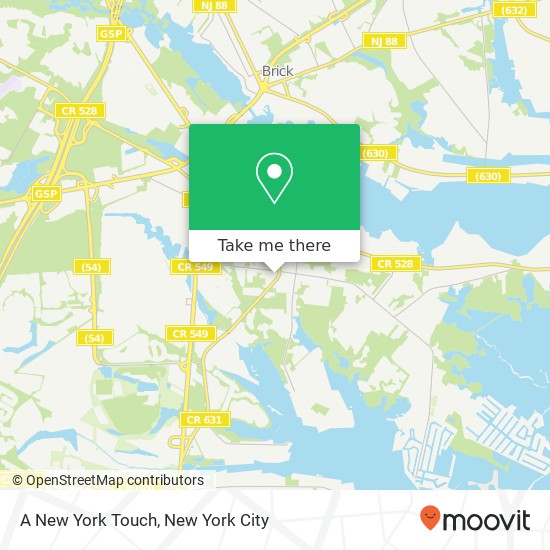 Mapa de A New York Touch