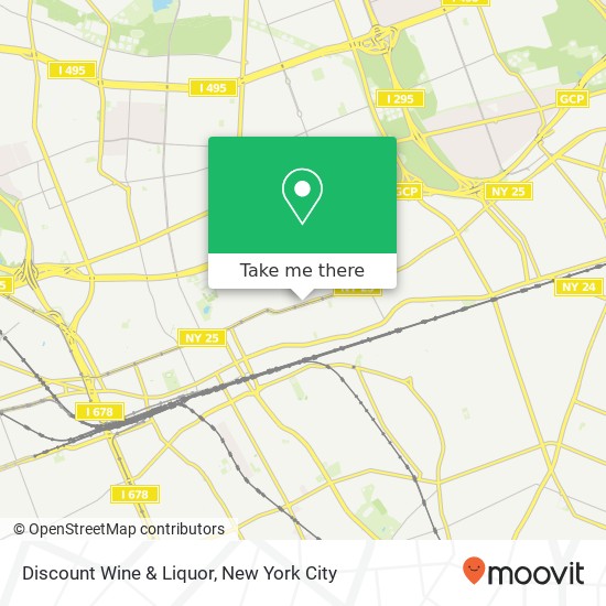 Discount Wine & Liquor map