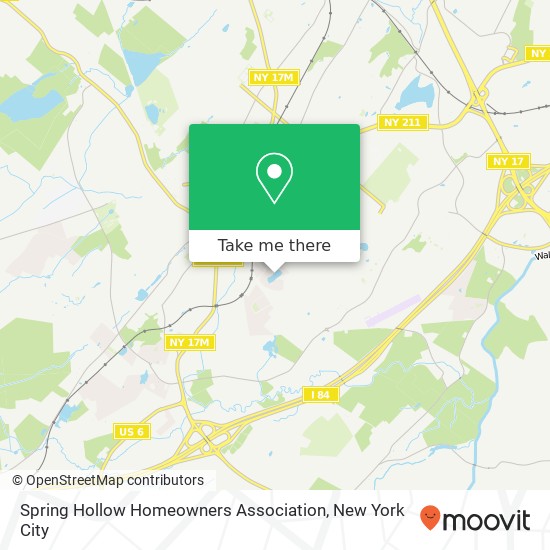 Spring Hollow Homeowners Association map