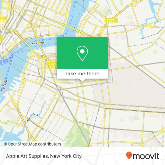 Apple Art Supplies map