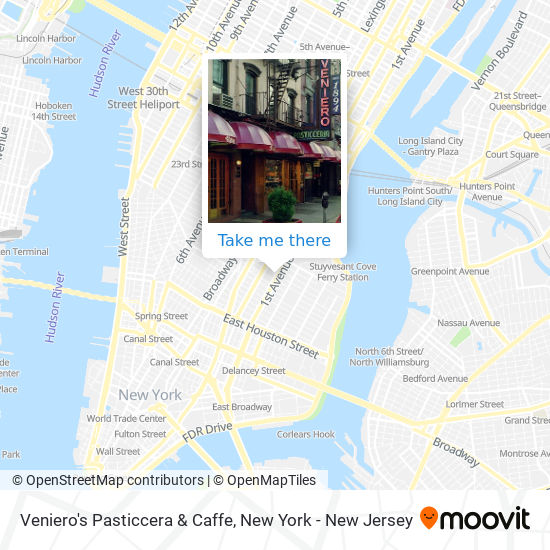 Mapa de Veniero's Pasticcera & Caffe