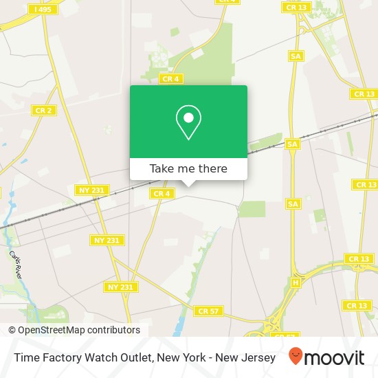 Mapa de Time Factory Watch Outlet