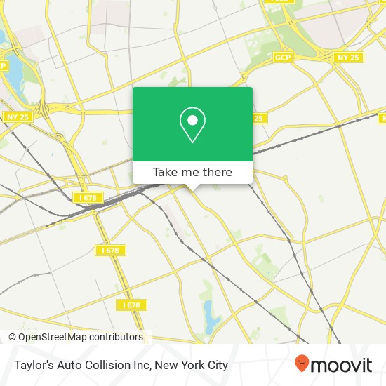 Taylor's Auto Collision Inc map