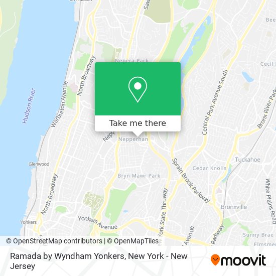 Ramada by Wyndham Yonkers map