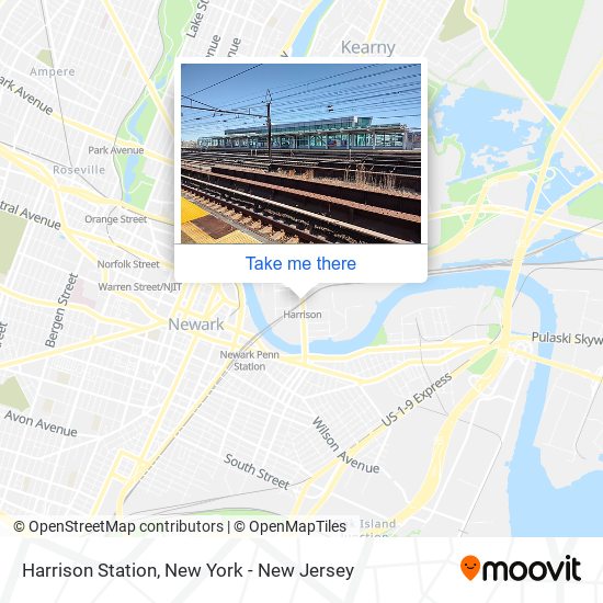 Harrison Station map