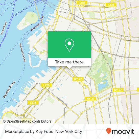 Mapa de Marketplace by Key Food