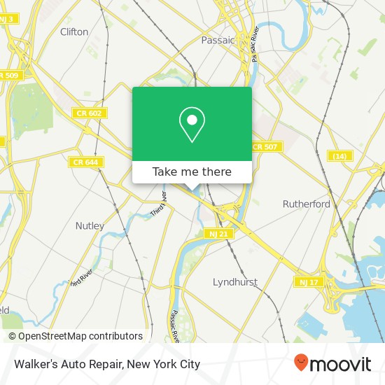 Walker's Auto Repair map