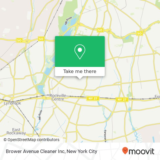 Brower Avenue Cleaner Inc map