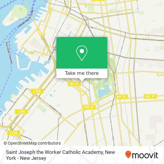 Mapa de Saint Joseph the Worker Catholic Academy