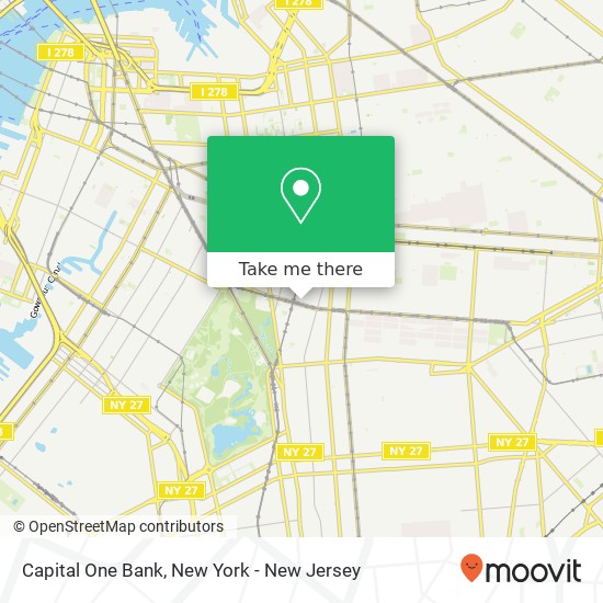 Capital One Bank map