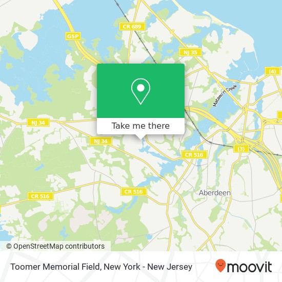 Toomer Memorial Field map