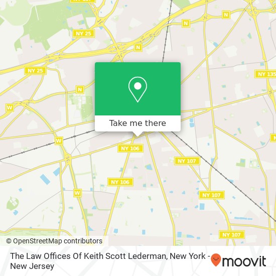 The Law Offices Of Keith Scott Lederman map