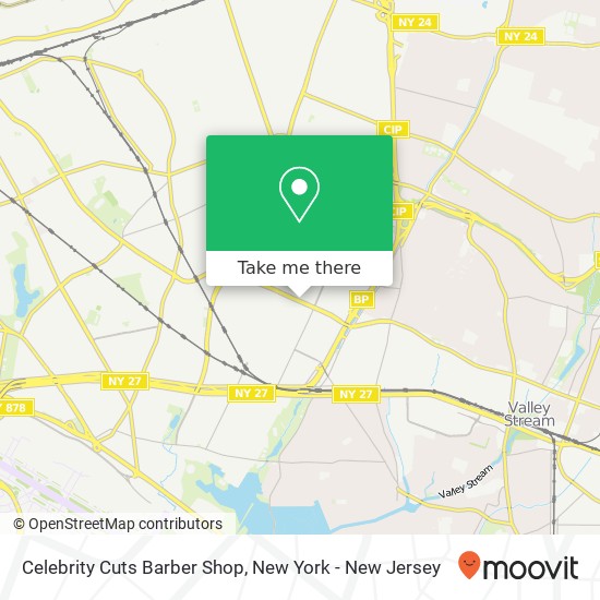 Mapa de Celebrity Cuts Barber Shop