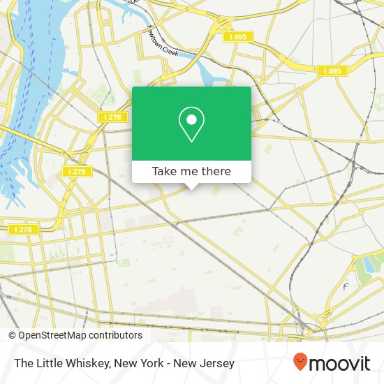 The Little Whiskey map