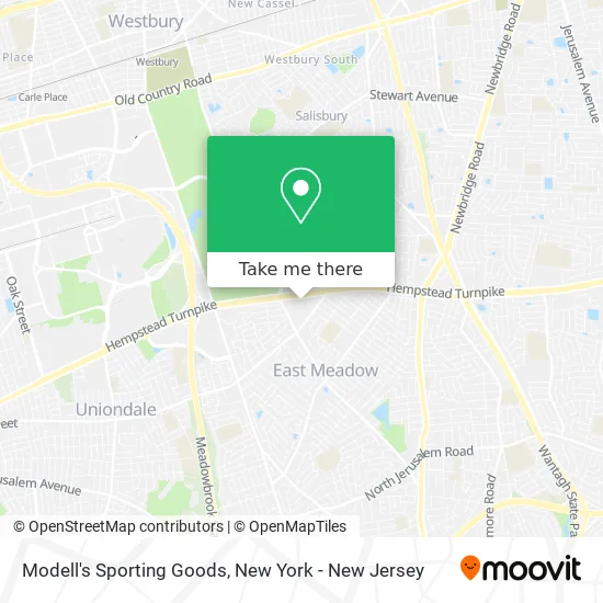 Modell's Sporting Goods map