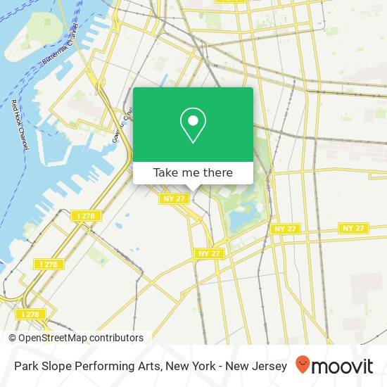 Mapa de Park Slope Performing Arts