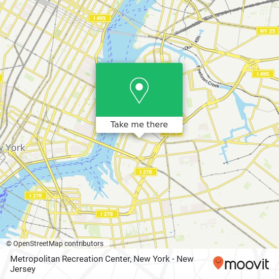 Mapa de Metropolitan Recreation Center