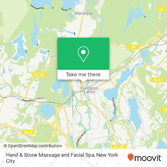 Hand & Stone Massage and Facial Spa map