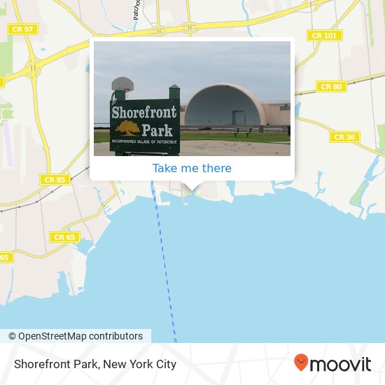 Mapa de Shorefront Park