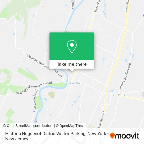 Historic Huguenot Distric Visitor Parking map