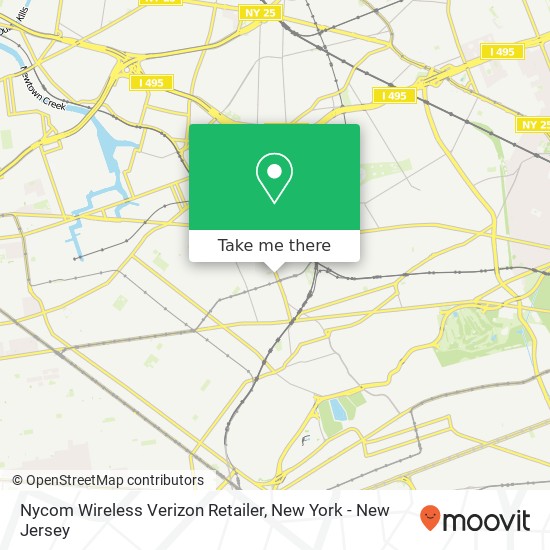 Nycom Wireless Verizon Retailer map