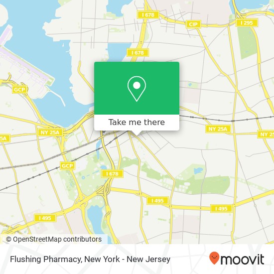 Flushing Pharmacy map