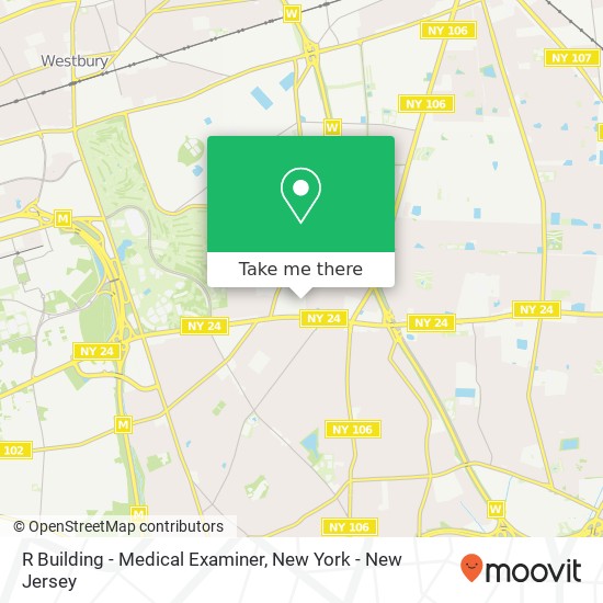 R Building - Medical Examiner map