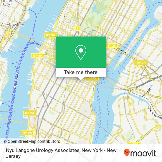 Nyu Langone Urology Associates map