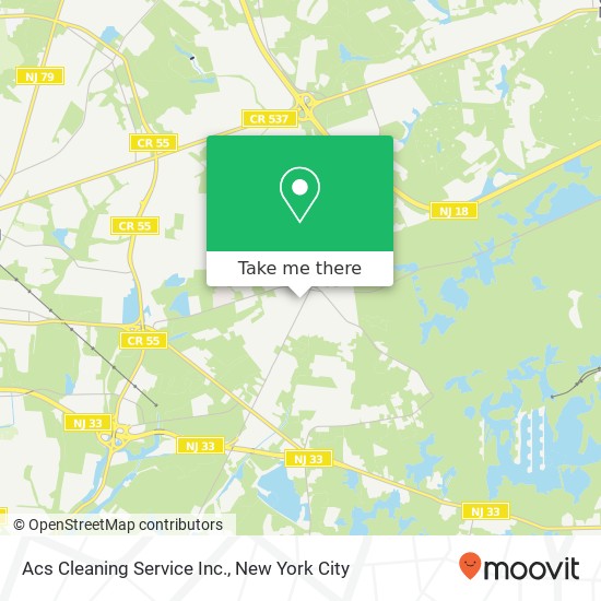 Mapa de Acs Cleaning Service Inc.