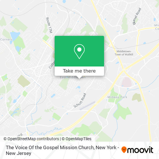 The Voice Of the Gospel Mission Church map