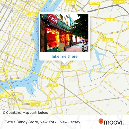 Mapa de Pete's Candy Store