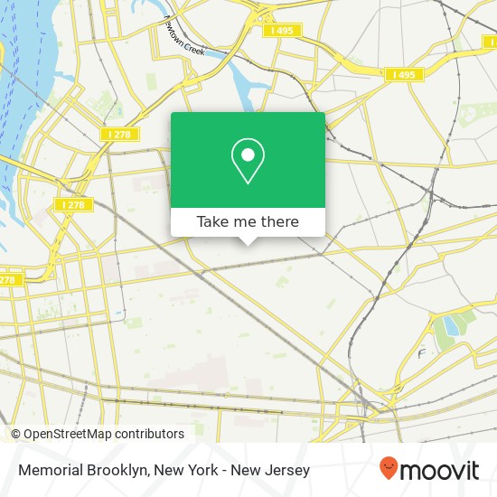 Mapa de Memorial Brooklyn