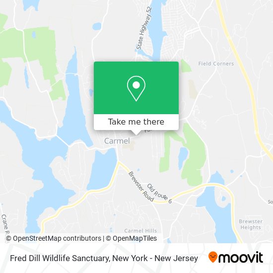 Mapa de Fred Dill Wildlife Sanctuary