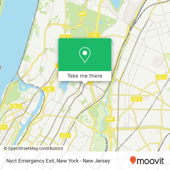 Nyct Emergency Exit map