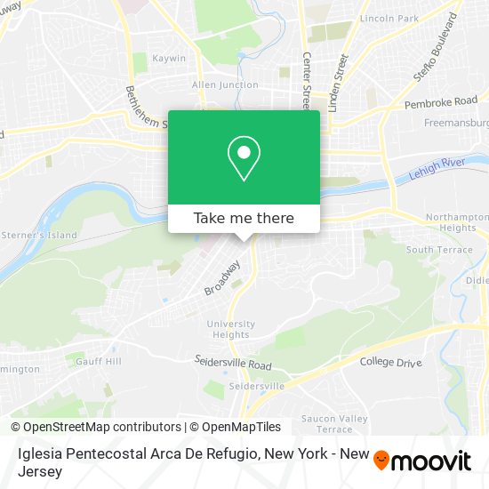Iglesia Pentecostal Arca De Refugio map